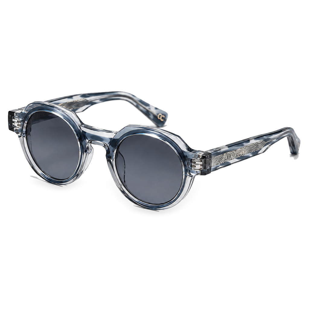 Azure Orbit sunglasses product view 2 on a transparent background