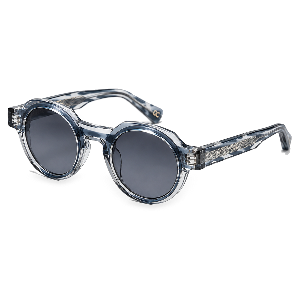 Azure Orbit sunglasses product view 2 on a transparent background