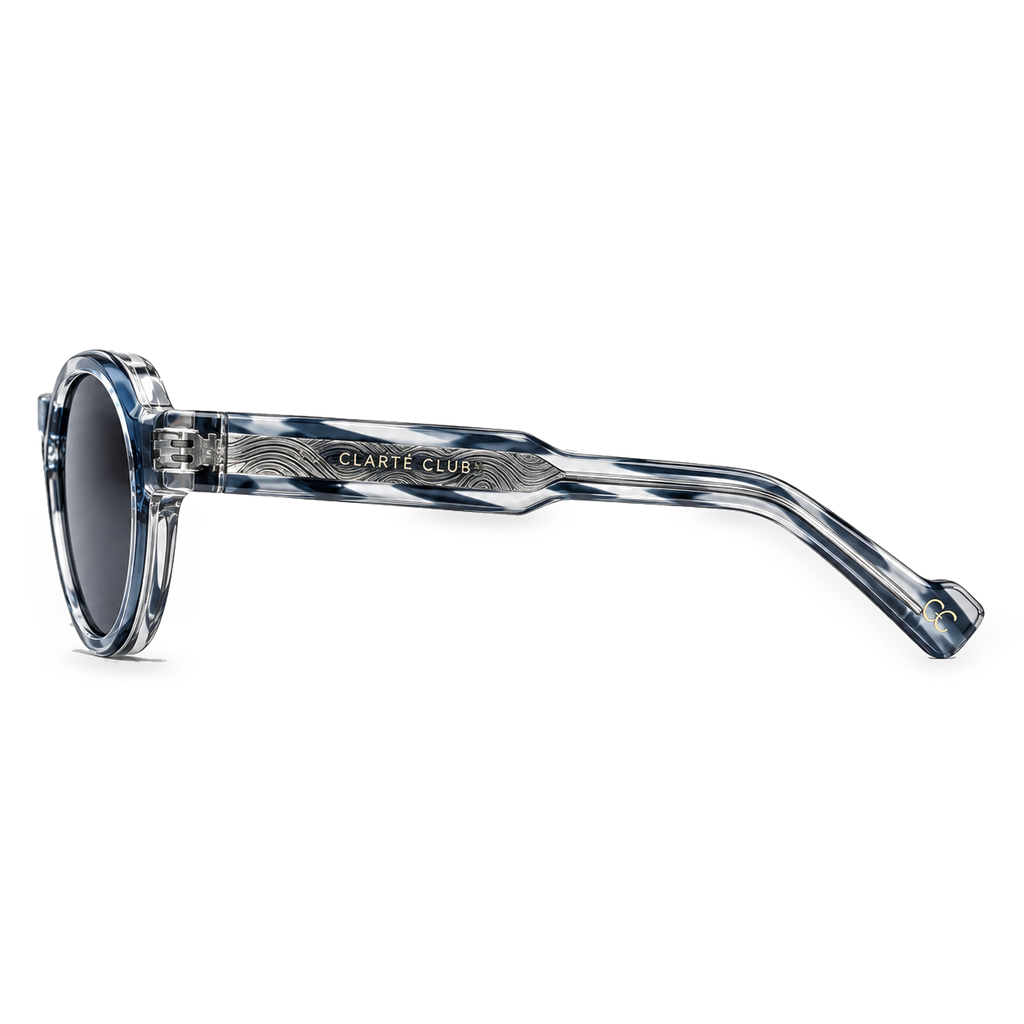 Azure Orbit sunglasses product view 4 on a transparent background