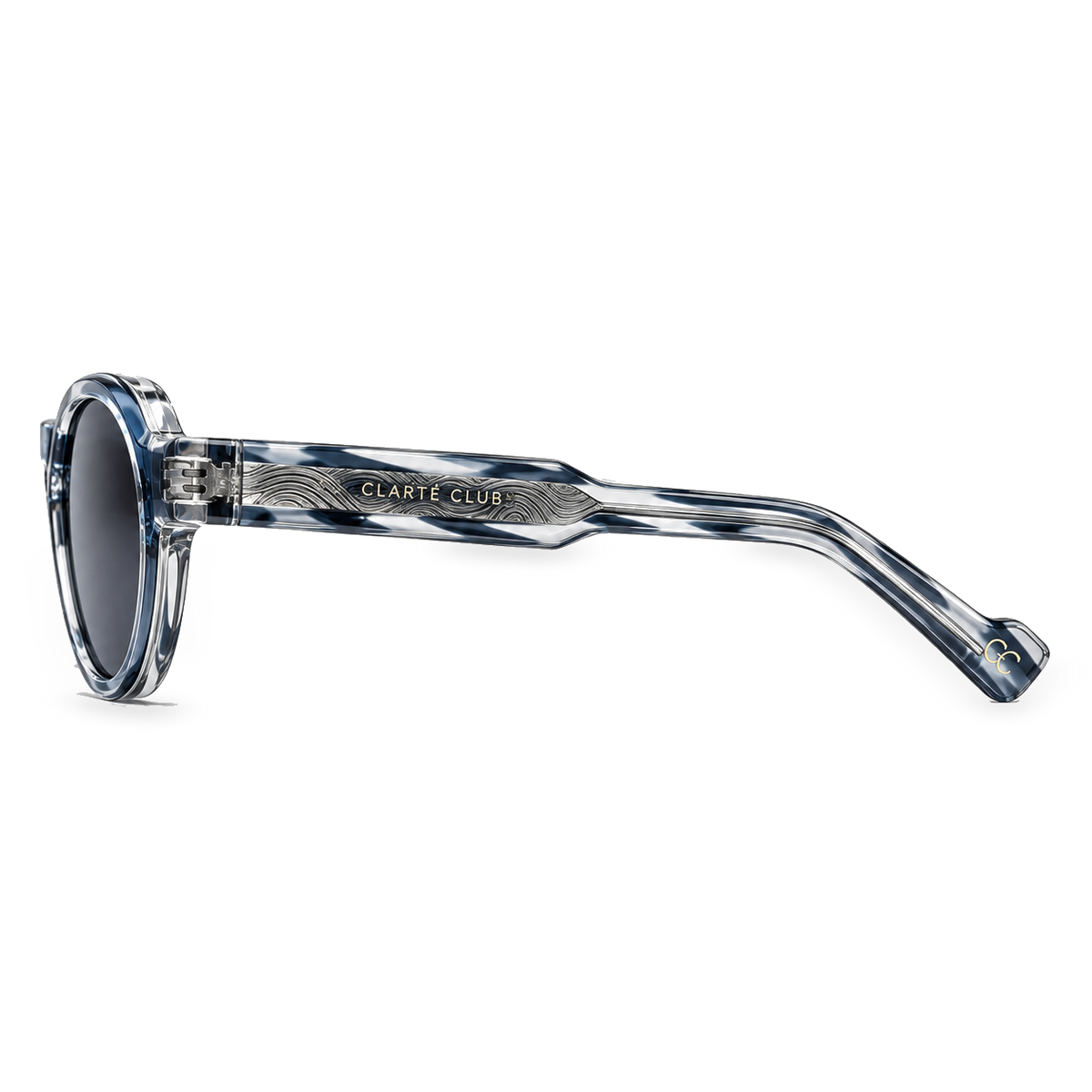 Azure Orbit sunglasses product view 4 on a transparent background