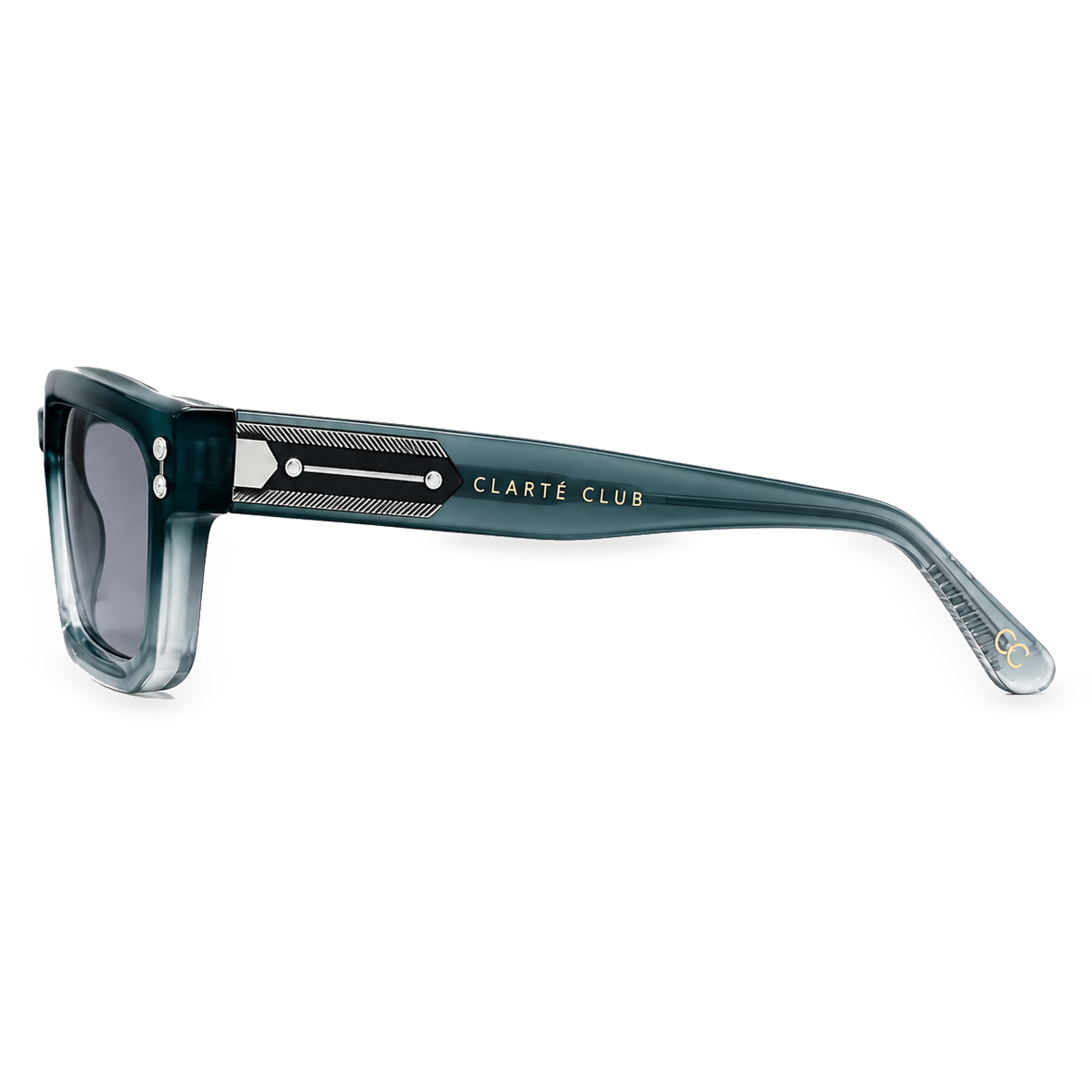 Verdant Grid sunglasses product view 3 on a transparent background