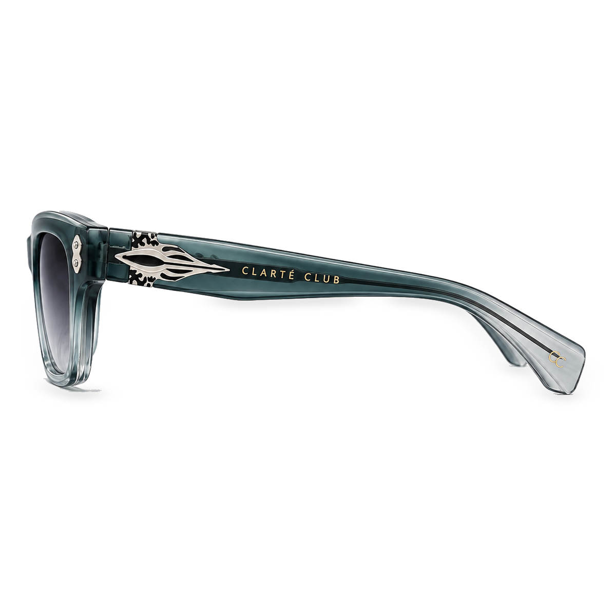 Jade Flame sunglasses product view 3 on a transparent background