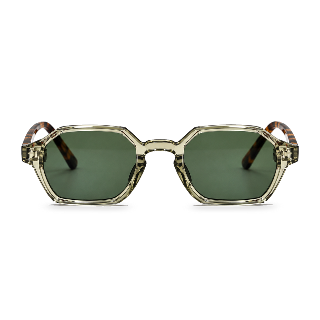 Olive Prism sunglasses product view 1 on a transparent background