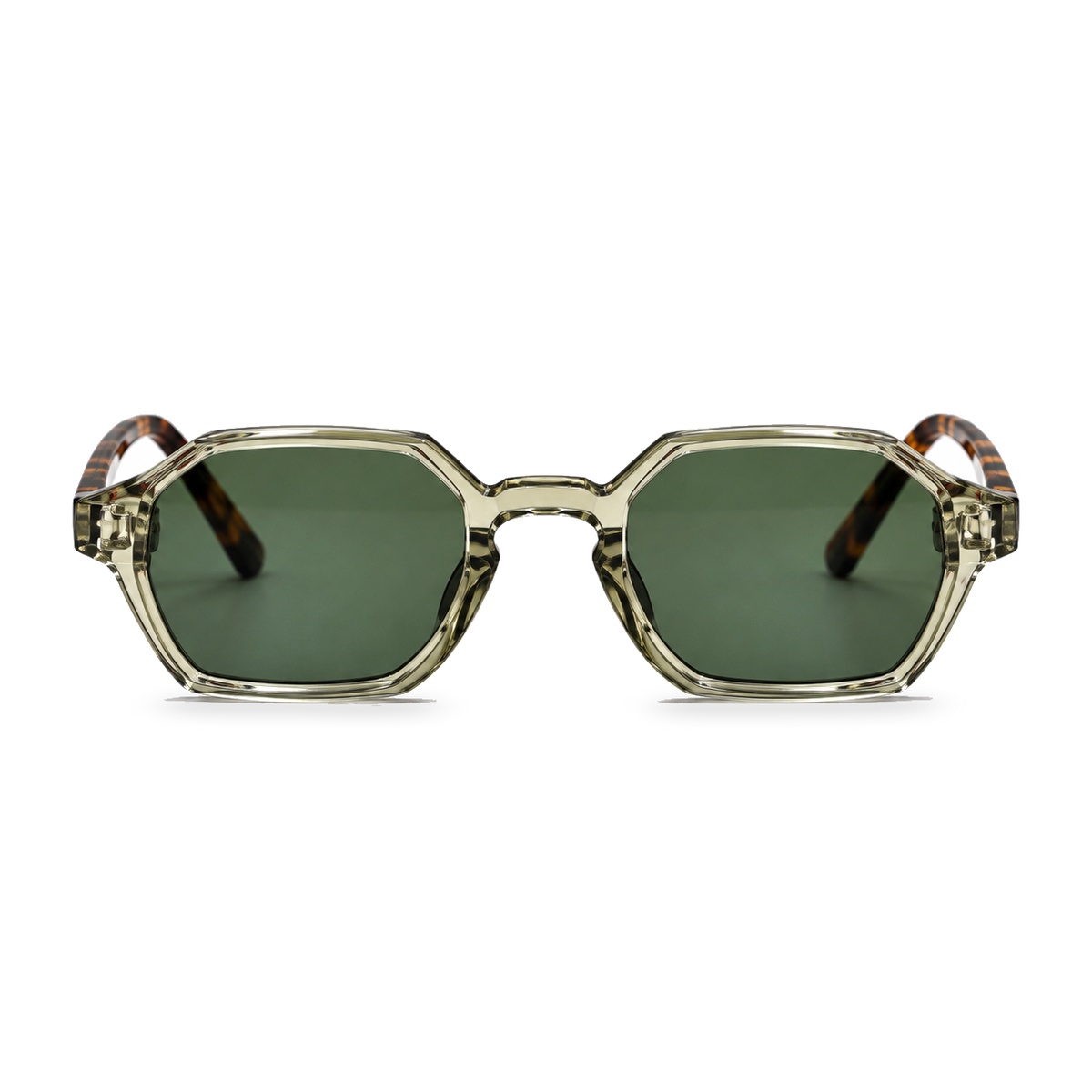 Olive Prism sunglasses product view 1 on a transparent background