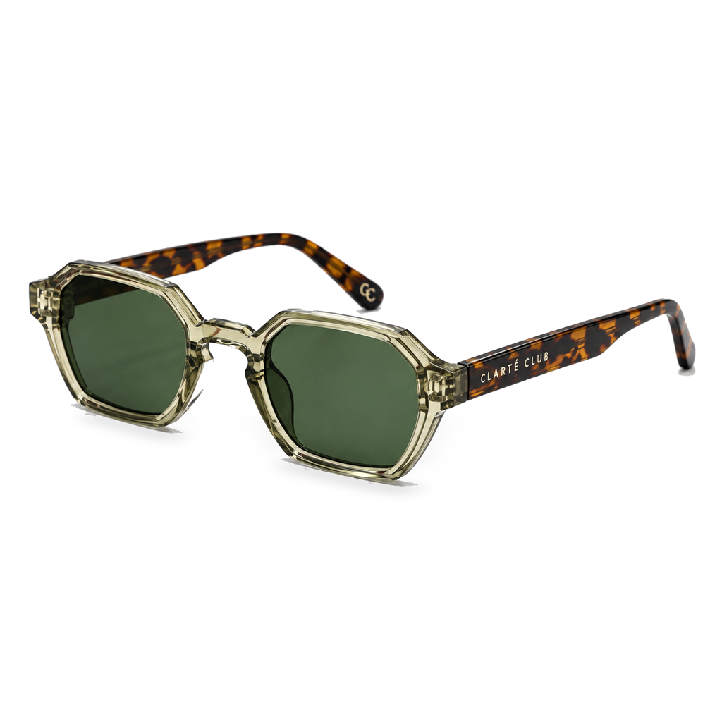 Olive Prism sunglasses product view 2 on a transparent background