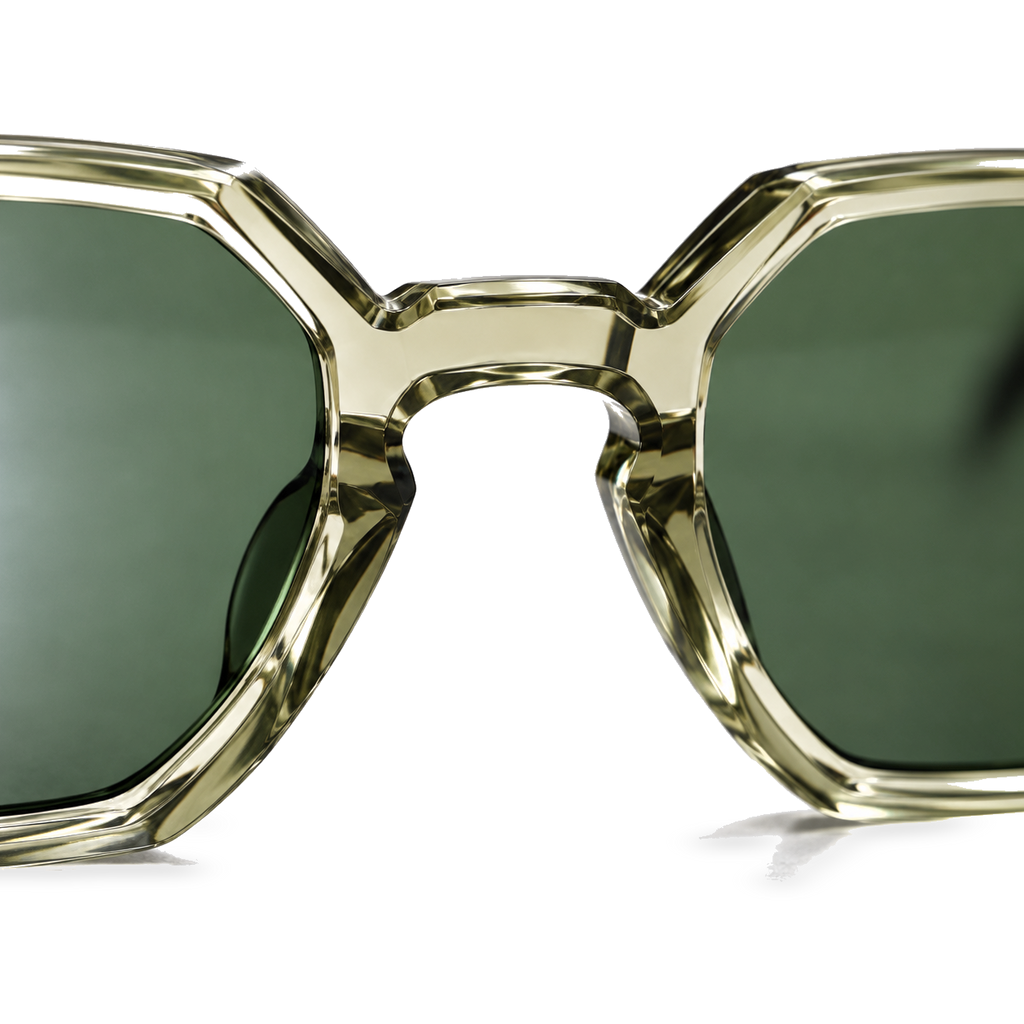 Olive Prism sunglasses product view 5 on a transparent background