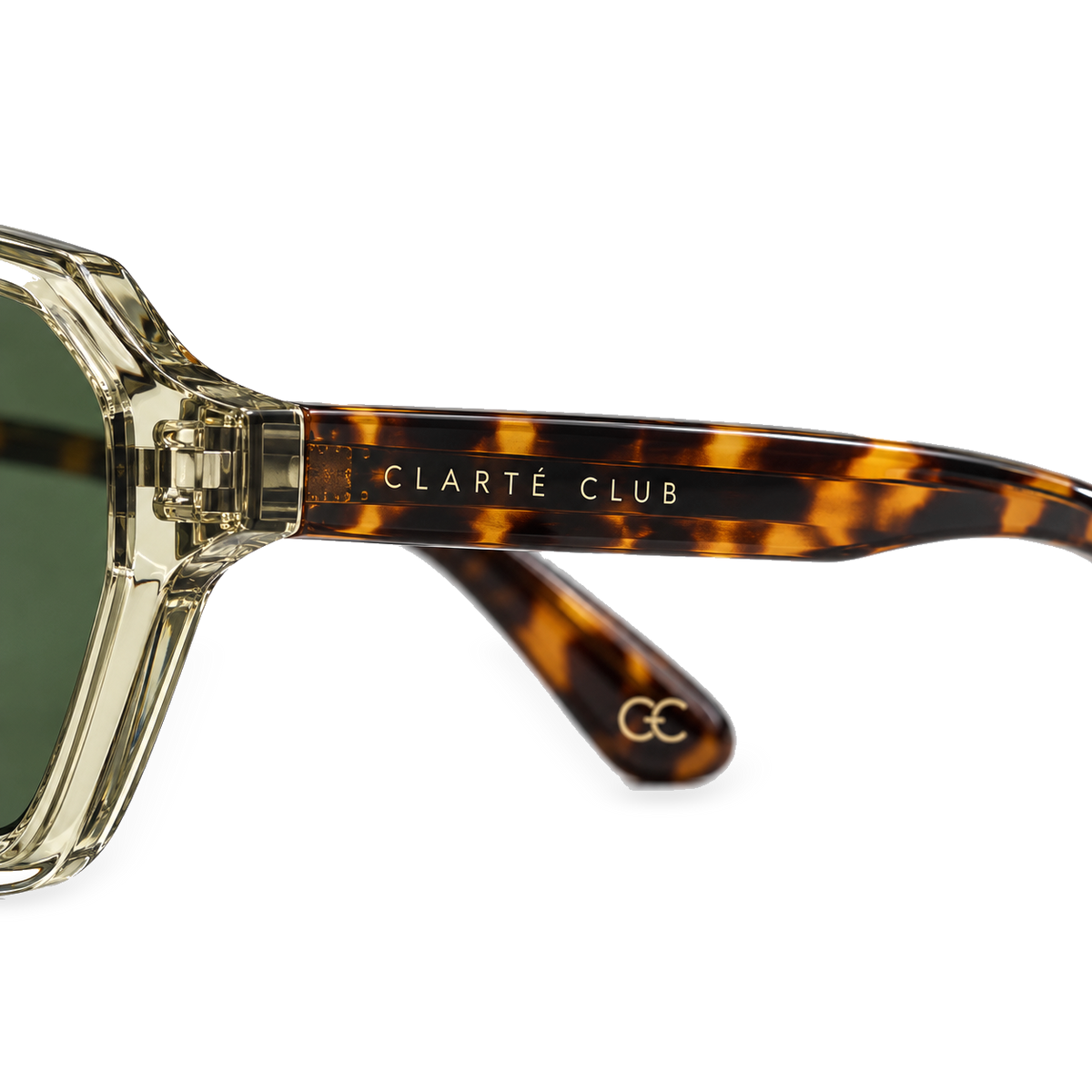 Olive Prism sunglasses product view 7 on a transparent background