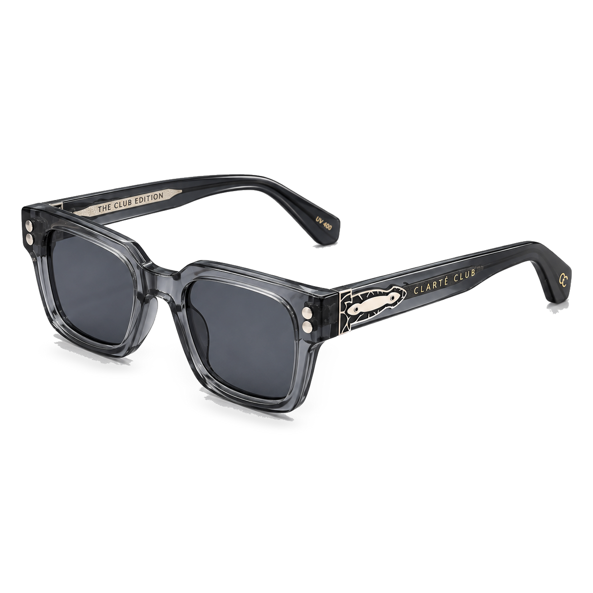 Silver Current sunglasses product view 2 on a transparent background