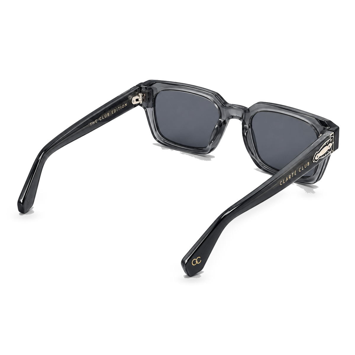 Silver Current sunglasses product view 3 on a transparent background