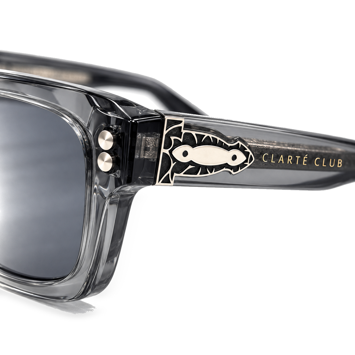 Silver Current sunglasses product view 5 on a transparent background
