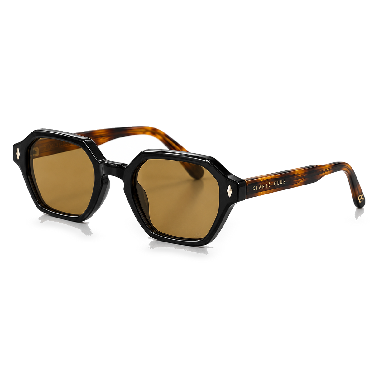 Amber Noir sunglasses product view 2 on a transparent background