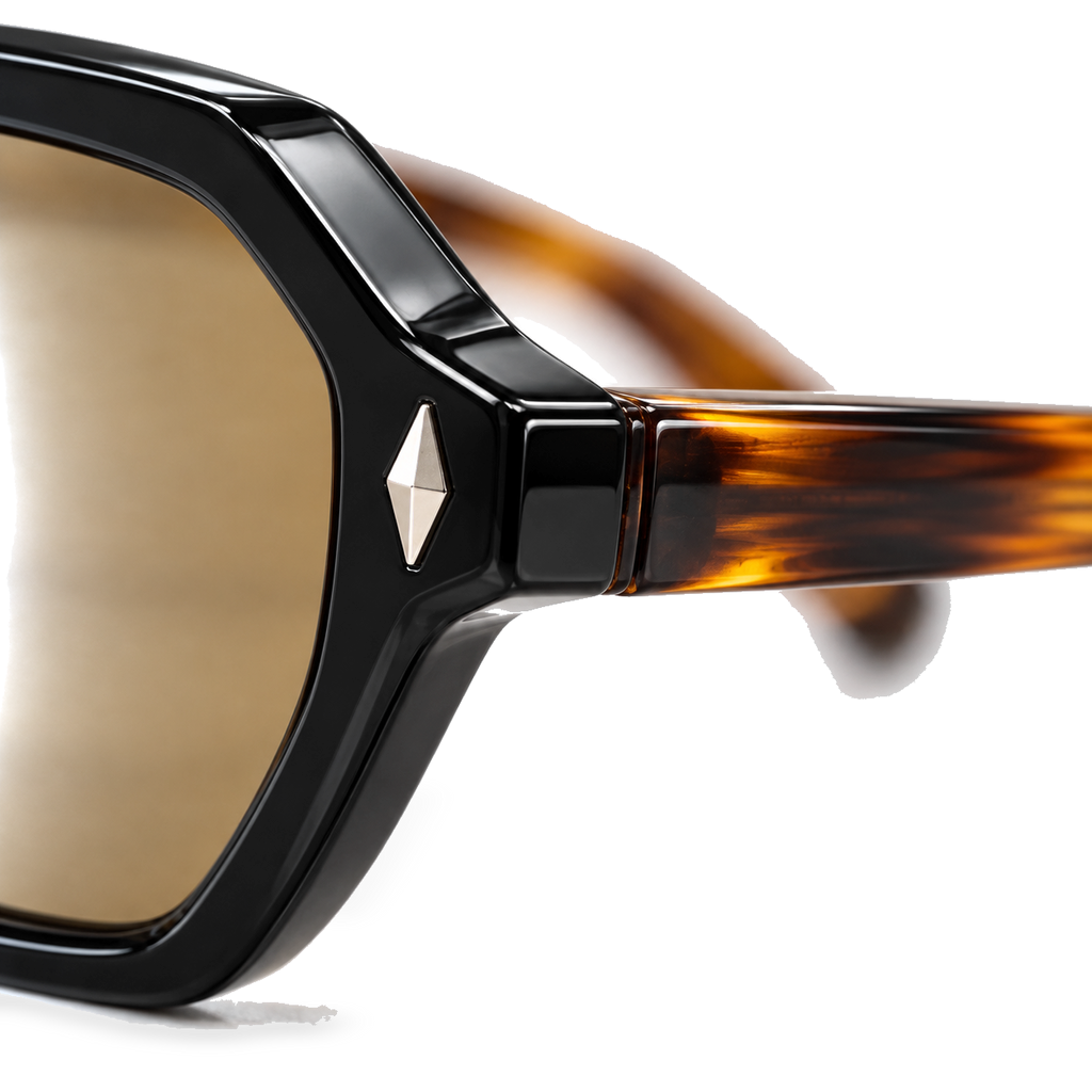 Amber Noir sunglasses product view 6 on a transparent background
