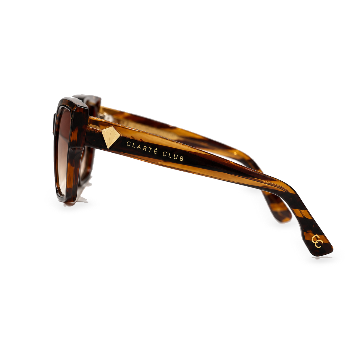 Tiger Diamond sunglasses product view 3 on a transparent background
