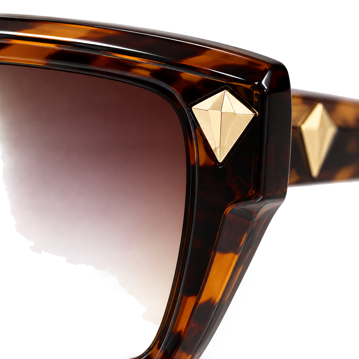 Tiger Diamond sunglasses product view 5 on a transparent background
